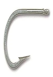 7692DT Big Game Tarpon and Tuna Forged Duratin Hook with Brazed Ring 10Pack - Picture 1 of 1