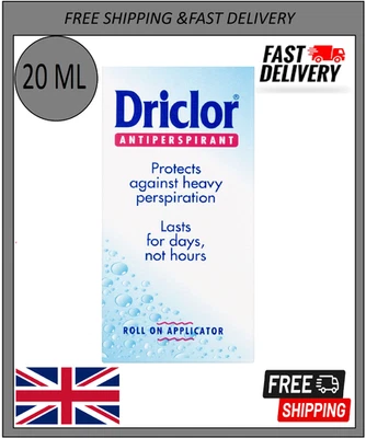 Driclor Antiperspirant Roll On Applicator 20ml(PACK OF 1)