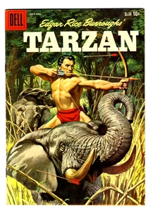 Edgar Rice Burroughs Tarzán #113 en buen estado+ un cómic de la selva de la Edad de Plata de 1959 de Dell - Imagen 1 de 2