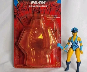 Evil-Lyn MOTU Figure with Cardback and Bubble, 1983, 12-back, Masters, Universe - Picture 1 of 5