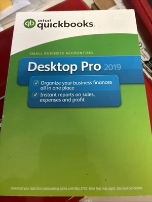 Intuit  QuickBooks Desktop Pro 2019 Software (1 User) - Image 1 of 2