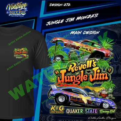 Jungle Jim Monza Funny Cars恤 (272) — 第 1/3 张图片