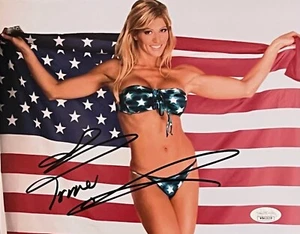 Torrie Wilson Signed 8x10 WWE Wrestling Photo JSA - Picture 1 of 2