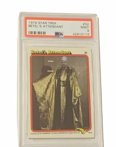 Star Trek Trading Card PSA 9 Topps 1979 Paramount Betel's Attendant Betel #32 sp - Picture 1 of 4