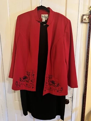 Traje de vestir para mujer Sheri Martin años 90 dos piezas muy buen estado 18W Foto 1 de 4