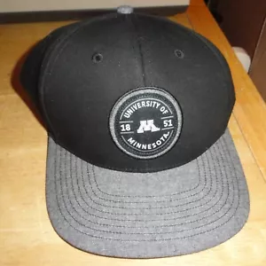 CAPPELLO GATTO BASEBALL REGOLABILE NUOVO VINTAGE UNIVERSITÀ DEL MINNESOTA 1851 GOPHERS - Foto 1 di 3