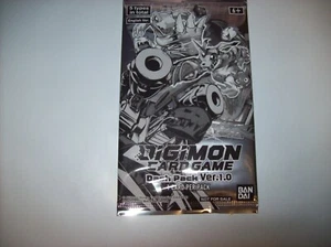 Digimon Trading Card Game DASH PACK VER 1.0 Still Sealed Free Shipping & Tracked - Picture 1 of 3