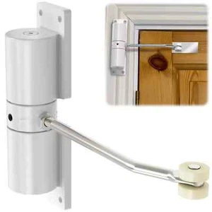 Automatic Door Closer Safety Spring Door CloserDoor Closer for Door Self White - Picture 1 of 9