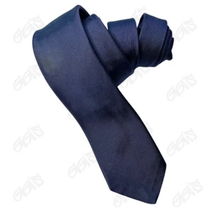 Donegal Tie Men Size L 56” W 2” Blue Skinny Thin Narrow Retro Vintage - Picture 1 of 12