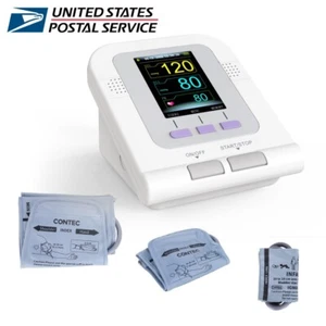 Portable Digital Arm Blood Pressure Monitor Color 3 cuffs Adult/Child/Pediatric  - Picture 1 of 8