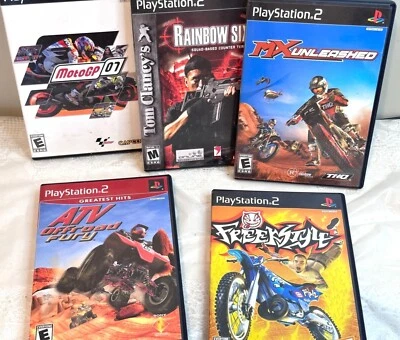PS2 Games Moto 07 Freestyle ATV GH  Rainbow 63  MX Unleash Pre Owned - Image 1 of 4