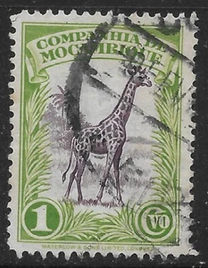 1937 PORTUGAL COLONY MOZAMBIQUE COMPANY SC#175 used VF GIRAFFEE ANIMAL - Picture 1 of 1