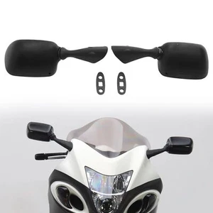 Rear View Side Mirrors For SUZUKI GSXR GSX-R600 750 01-03 GSXR 1000 01-02 Black - Foto 1 di 16