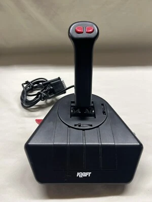 De colección Kraft Systems Thunderstick Joystick Gaming PC Videojuego Control 15 Pin Foto 1 de 4