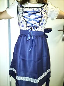 Dirndl Blau Weiss Gr. L NEU Wiesn Oktoberfest - Bild 1 von 5