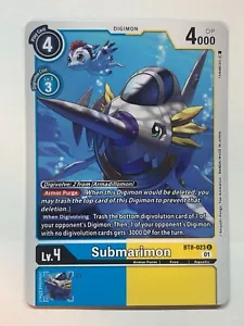 Digimon New Awakening Submarimon BT8-023 U NM/M - Picture 1 of 1