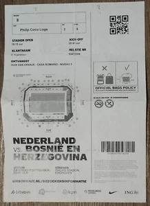 E-TICKET Nations League 7.9.2024 Netherlands - Bosnia Herzegovina - Picture 1 of 1
