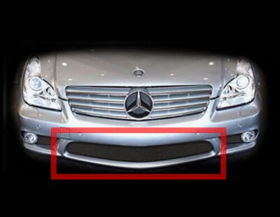 Parrilla de malla media inferior negra para Mercedes CLS55 CLS63 CLS AMG 2005-09 Foto 1 de 2