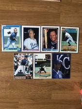 George Brett (7) Card Lot 1990T/91B/(3) 92 Topps/94 Topps-Studio Nice Cards HOF