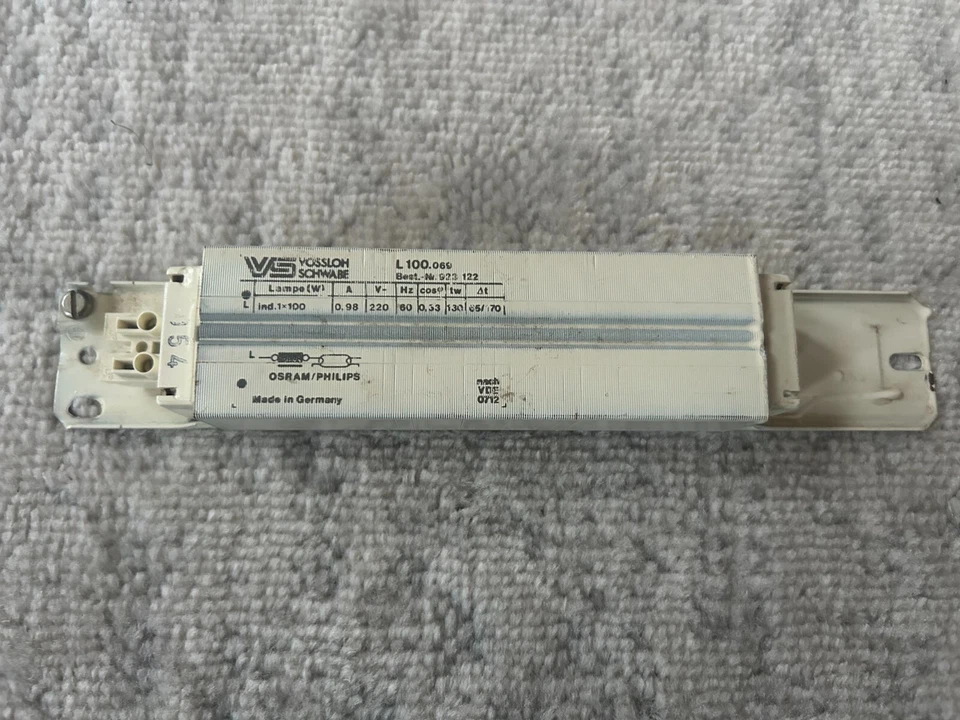 100 Watt NEW Vosslow-Schwabe Tanning Bed Ballast