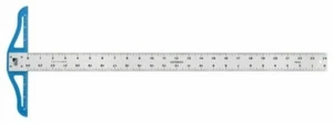 Fairgate Standard Aluminum T-Square Ruler 24"x1-1/2" read in inch #FG63-124 - Picture 1 of 2