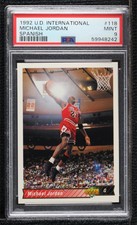 1992-93 Upper Deck International Spanish Michael Jordan #118 PSA 9 MINT HOF