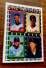 1995 Topps JOHNNY DAMON, ABBOTT, GOODWIN, TIMMONS Rookie Prospects # 599