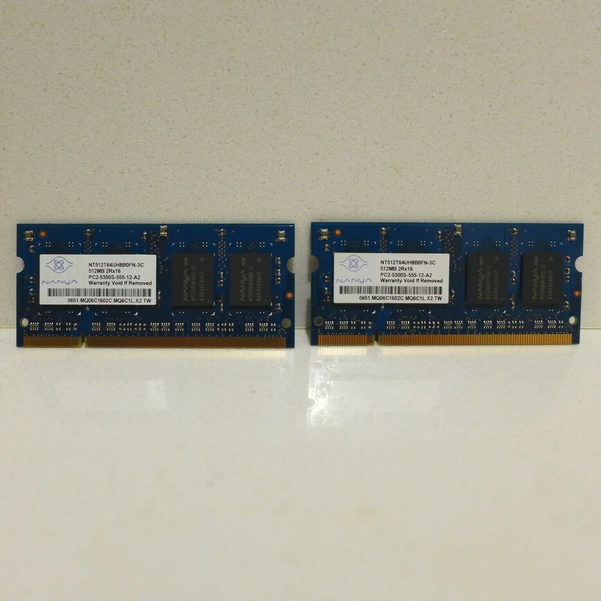 Nanya PC2-5300 DDR2-667 Computer Memory (RAM) 512 MB Capacity per