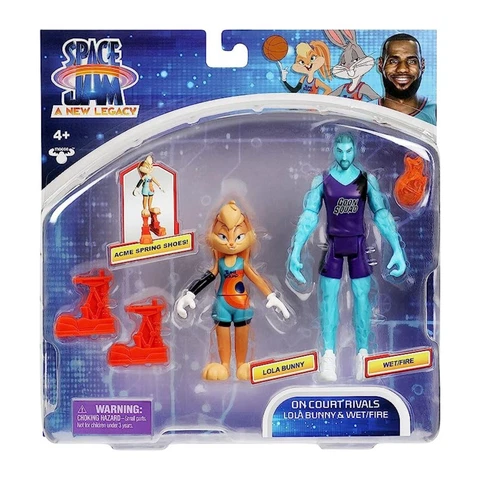 Space Jam 2 A New Legacy 2 Pack - Lola & Wet/Fire - On Court Rivals Figures Cover