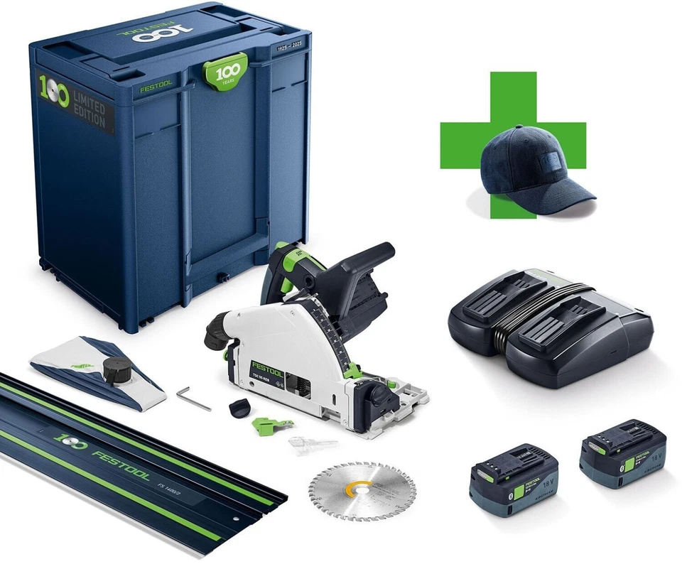 Festool sega ad affondamento a batteria TSC 55 KEB-Plus FS 100Y Limited Edition