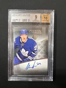 2016-17 Ultimate William Nylander #156 Ultimate Rookies Auto /99 BGS 9 Auto 10 - Picture 1 of 2