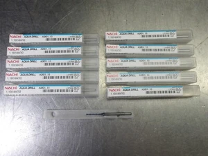 10 NEW! Nachi 1.15mm Carbide Aqua Drill 1.15x14x47x3 L9544 AQMD1.15 - Picture 1 of 3