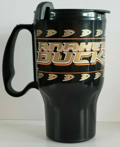 NEW! ANAHEIM DUCKS ROADSTER TRAVEL TUMBLER 16oz LICENSED BPA FREE Cover