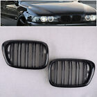 Gloss Black Front Bumper Kidney Grille Grill Fit For BMW 5 Series E39 Sedan M5
