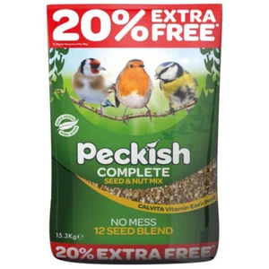 Peckish Complete Wild Bird Feed Food Seed & Nut Mix Peckish Complete 12.75kg - Picture 1 of 2