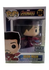 Funko POP! Marvel Avengers Infinity War Iron Man Desenmascarado #304 FYE Exclusivo NUEVO - Imagen 1 de 6
