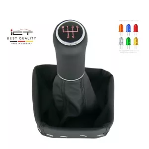 ICT Gear Knob Fits BMW 5 Series E24 E28 Gear Bag Illuminated Leather A10 - Picture 1 of 6