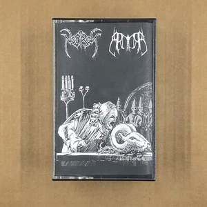 NECROS Cassette Tape ABNORM "SPLIT EP" 2009 Black Metal Death Metal INCANTATION - Picture 1 of 7