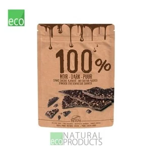 Belvas belgische dünne Bio dunkle Schokolade 100 % reine Kakaofesten 80g - Bild 1 von 1