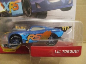 DISNEY PIXAR CARS NEW ON CARD DRAG RACING Moving Pistons LIL' TORQUEY - Picture 1 of 2