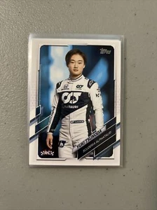 2021 Topps Flagship F1 Yuki Tsunoda Rookie Card 14 (Not Chrome) - Bild 1 von 2