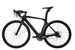 AERO Carbon Road Bike 12 Speed Frame Wheel Complete Bicycle V brake 52cm - Picture 1 of 9