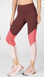 Fabletics Zone High-Waisted 7/8 Leggings Size M Rust/Desert Rose [New With Tags] - Bild 1 von 4