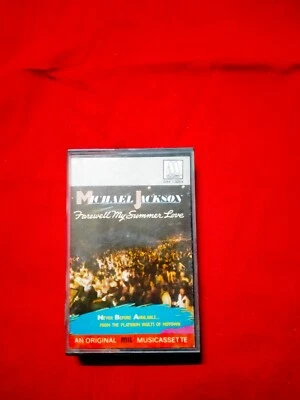 Michael Jackson Farewell My Summer Love RARE orig Cassette tape INDIA indian - Image 1 of 4