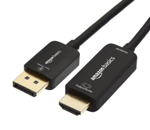 Cable de pantalla DisplayPort a HDMI, unidireccional, 4k@60Hz, 1920x1200, 1080p. - Picture 1 of 6