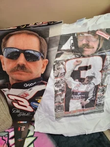 Dale Earnhardt NASCAR Racing Pennant #3 Vintage 2009 Win Craft Flag Shirt XL Lot - Picture 1 of 15