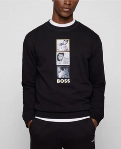 BOSS x Muhammad Ali - Bedrucktes Herren Baumwoll Sweatshirt/Hoodie Regular Fit - Bild 1 von 5