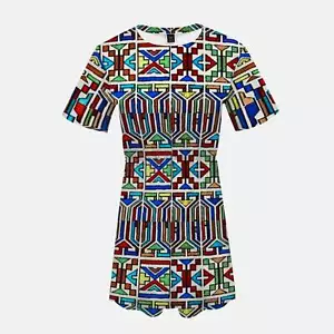 Color Language South African One Piece Dress - Picture 1 of 7