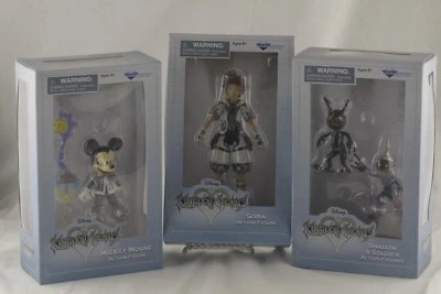 kingdom hearts mickey sora shadow soldier diamond select 1.5 birth by sleep set - Image 1 of 2
