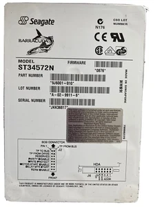 ST34572N, 3.5", 4.5GB, 50PIN SCSI - Picture 1 of 2